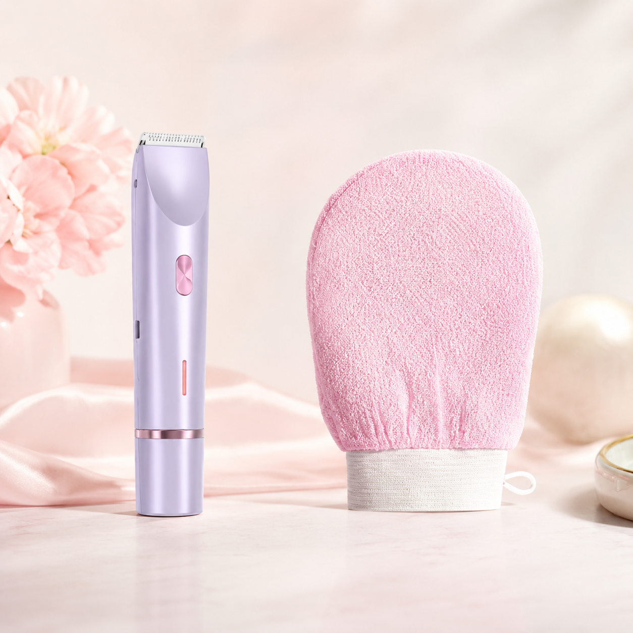 AngelSkin DuoTrim 2-in-1 Women’s Shaver for Sensitive Skin